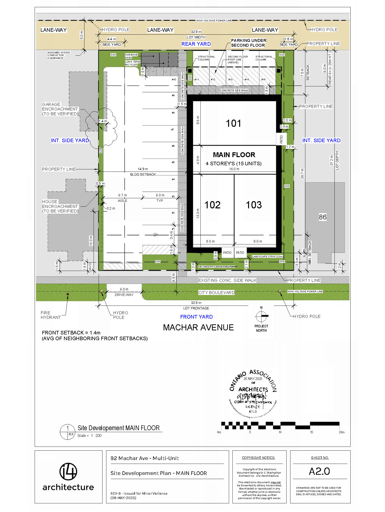 Site Sketch Applicant's Site Sketch