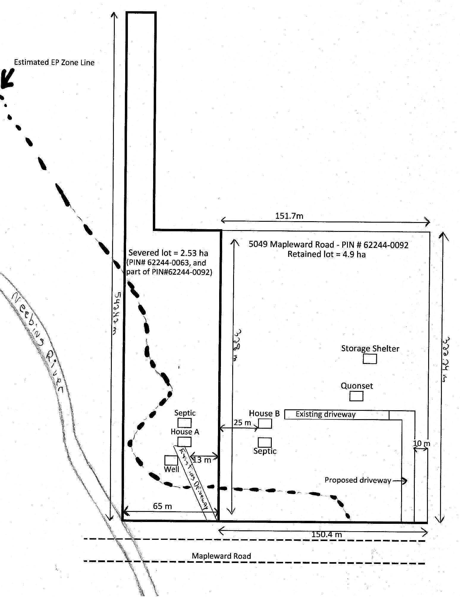 Applicant's Site Sketch Applicant's Site Sketch