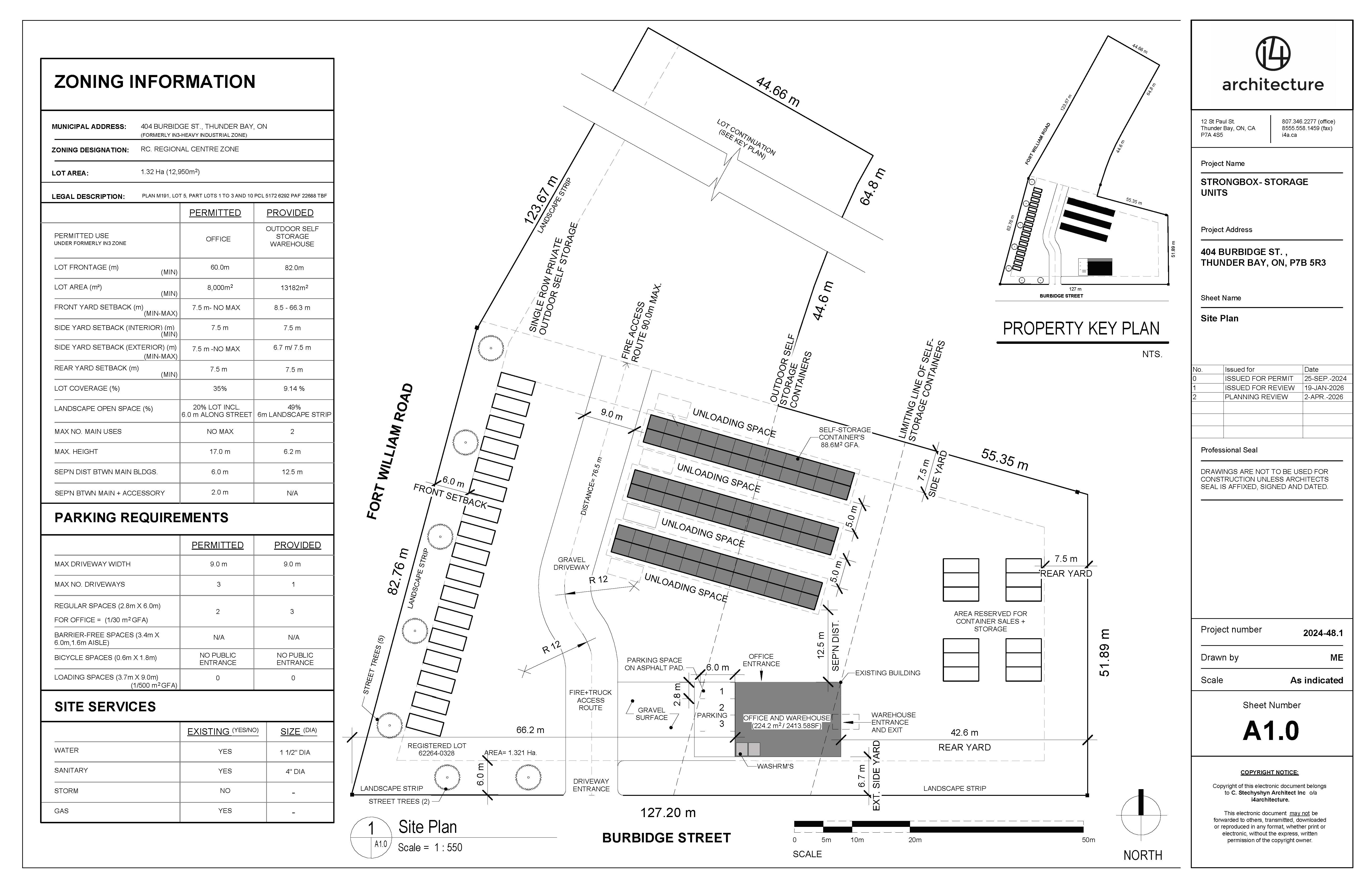 Applicant's Site Sketch