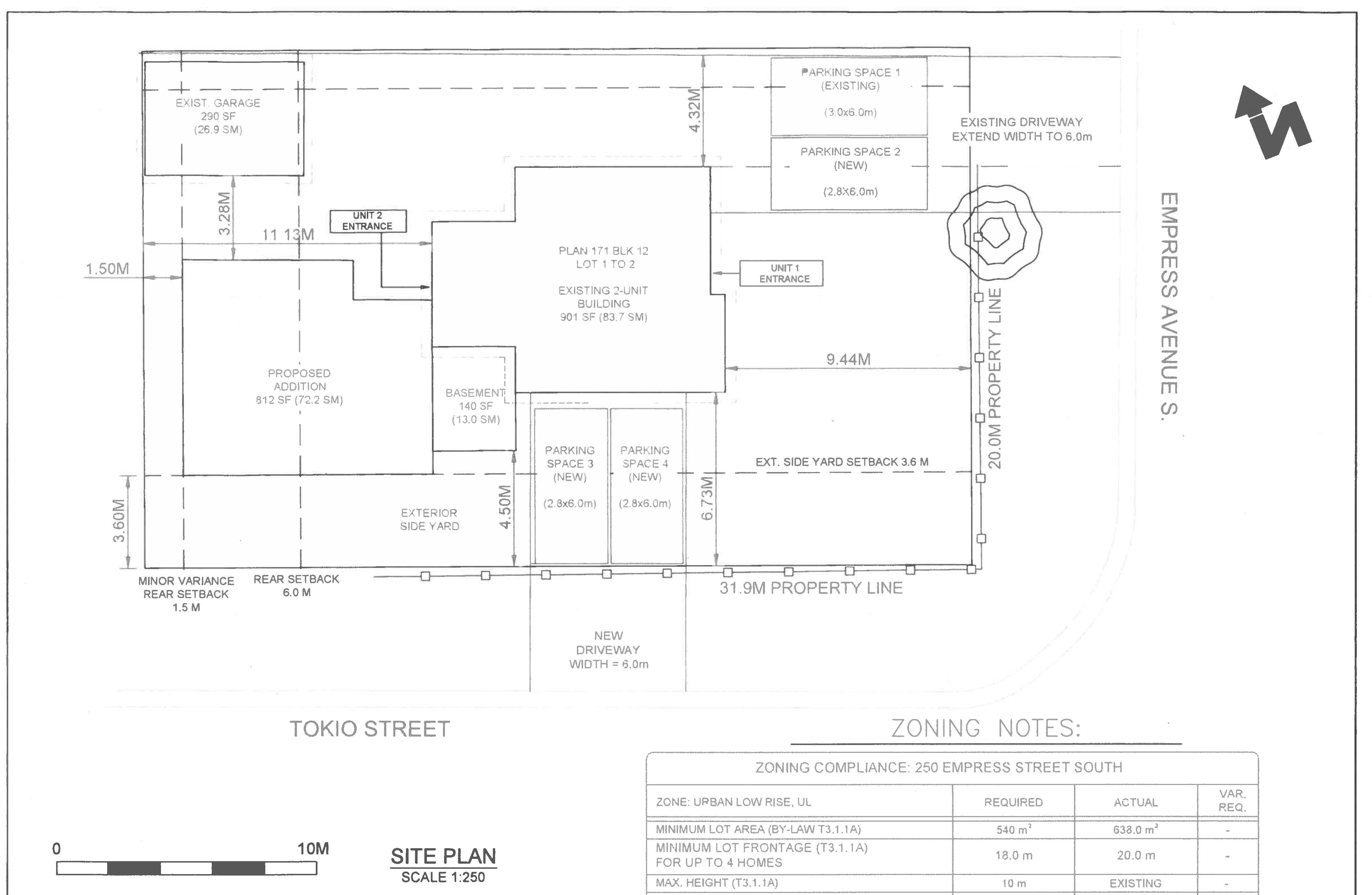 Applicant's Site Sketch