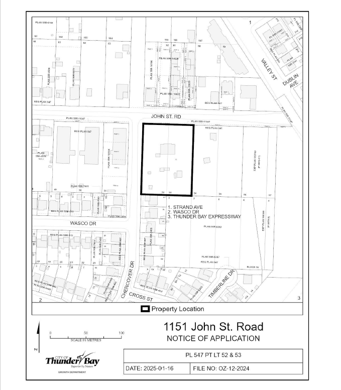 Key Map of Subject Lands Key Map of Subject Lands