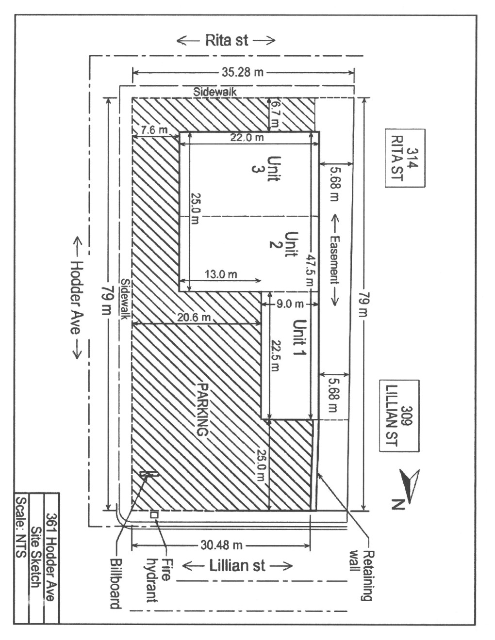 Applicant's Site Sketch Applicant's Site Sketch