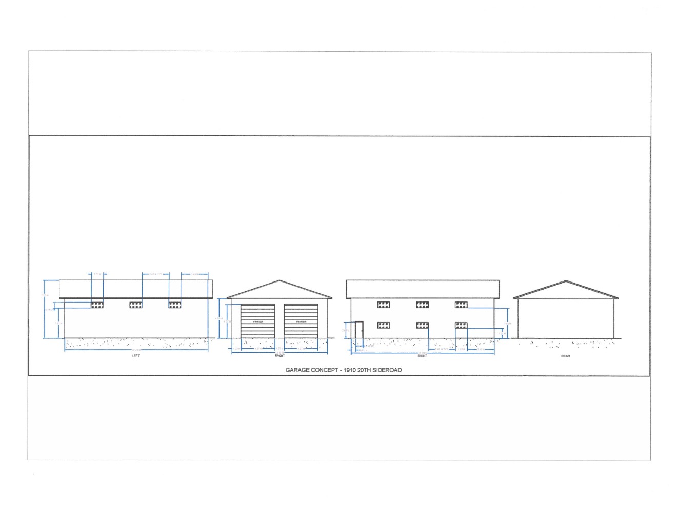 Applicant's Elevations