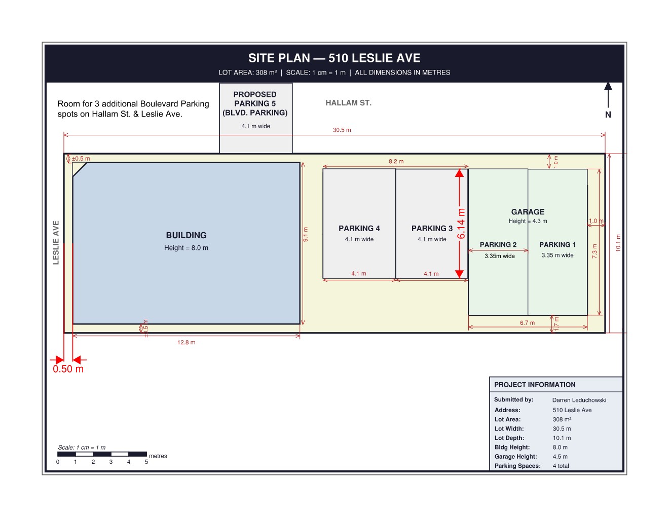 Applicant's Site Sketch