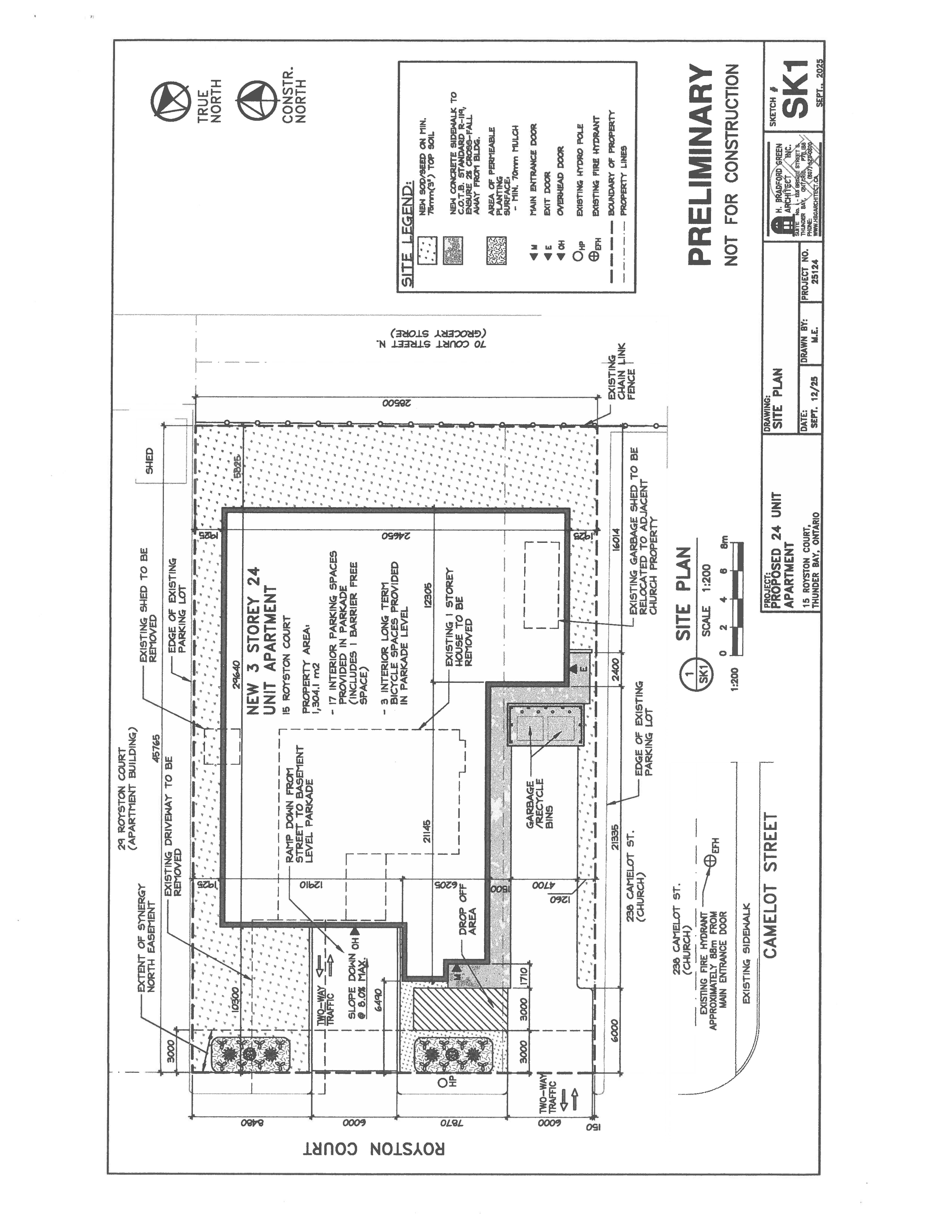 Applicant's Site Sketch