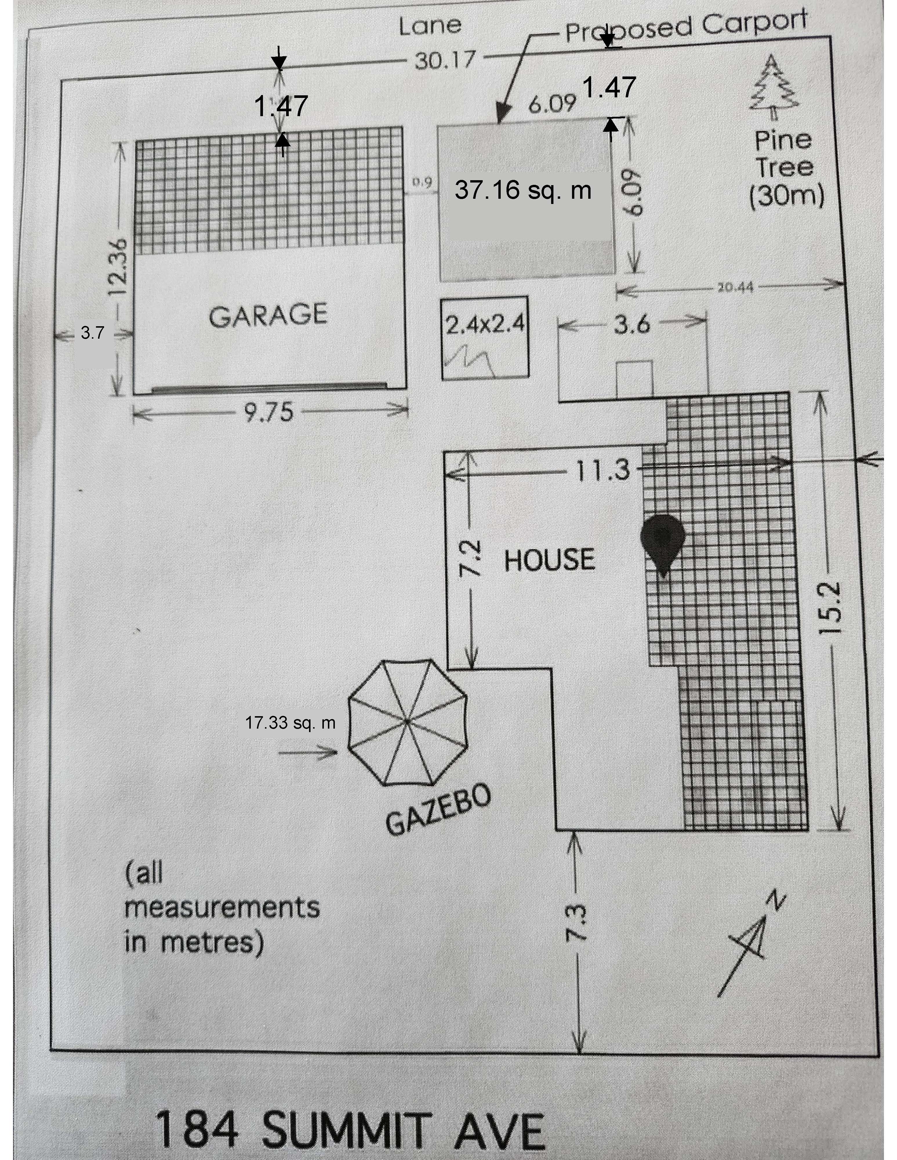Applicant's Site Sketch Applicant's Site Sketch