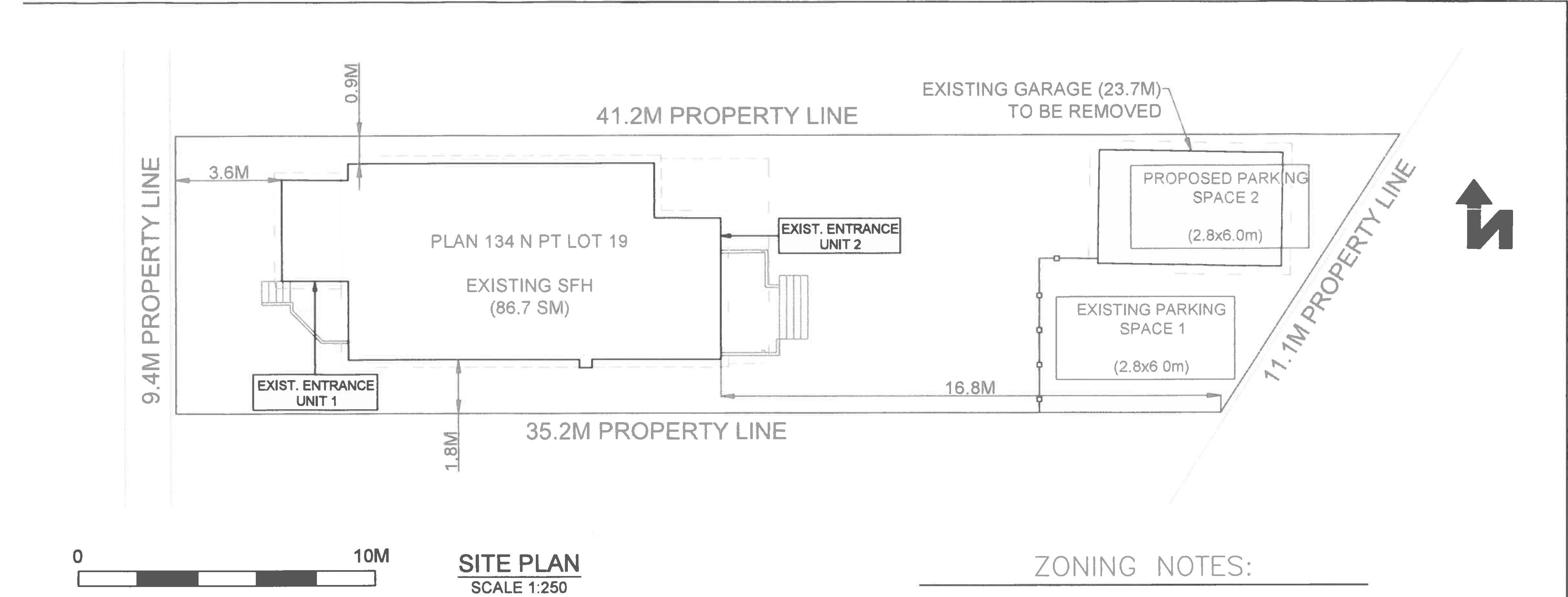 Applicant's Site Sketch