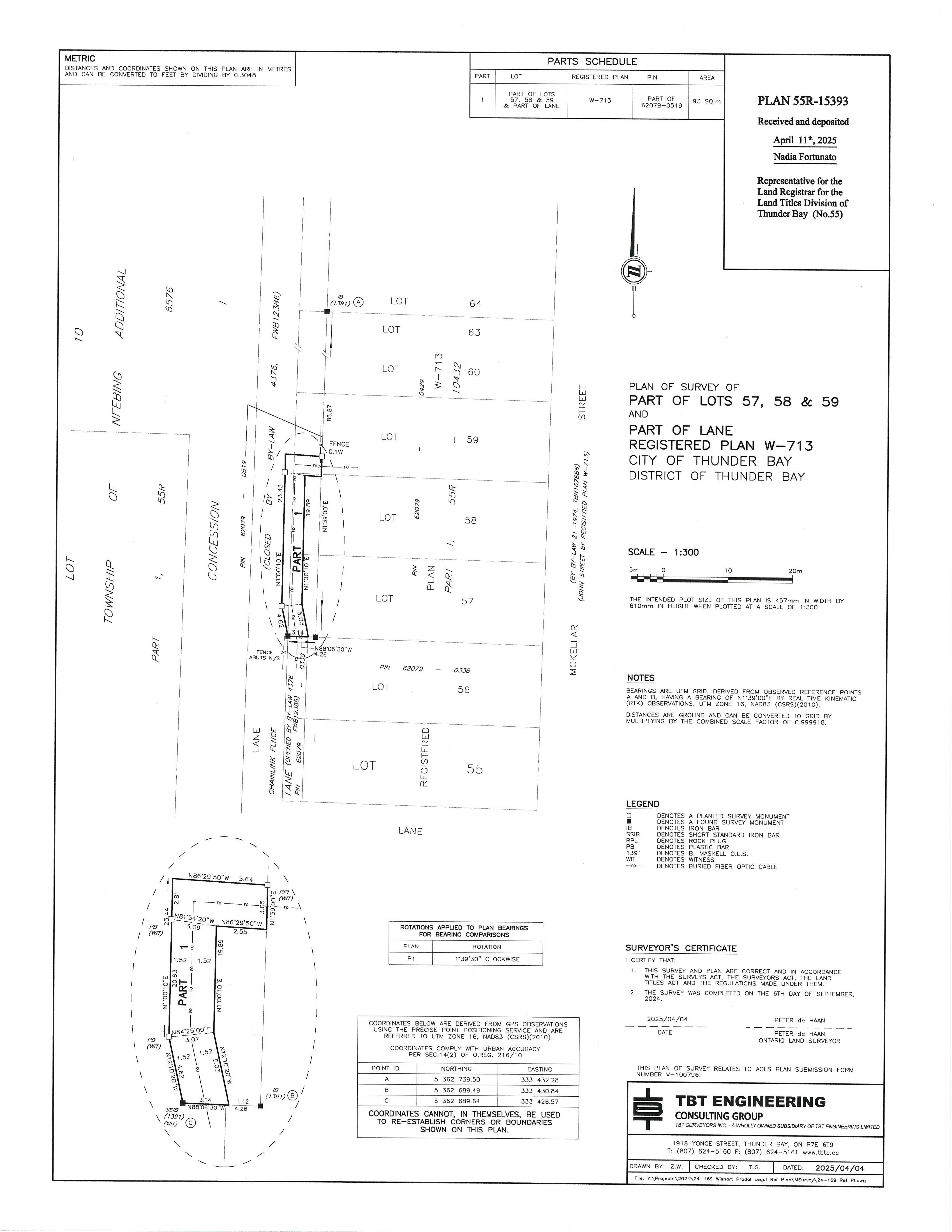 Applicant's Site Sketch