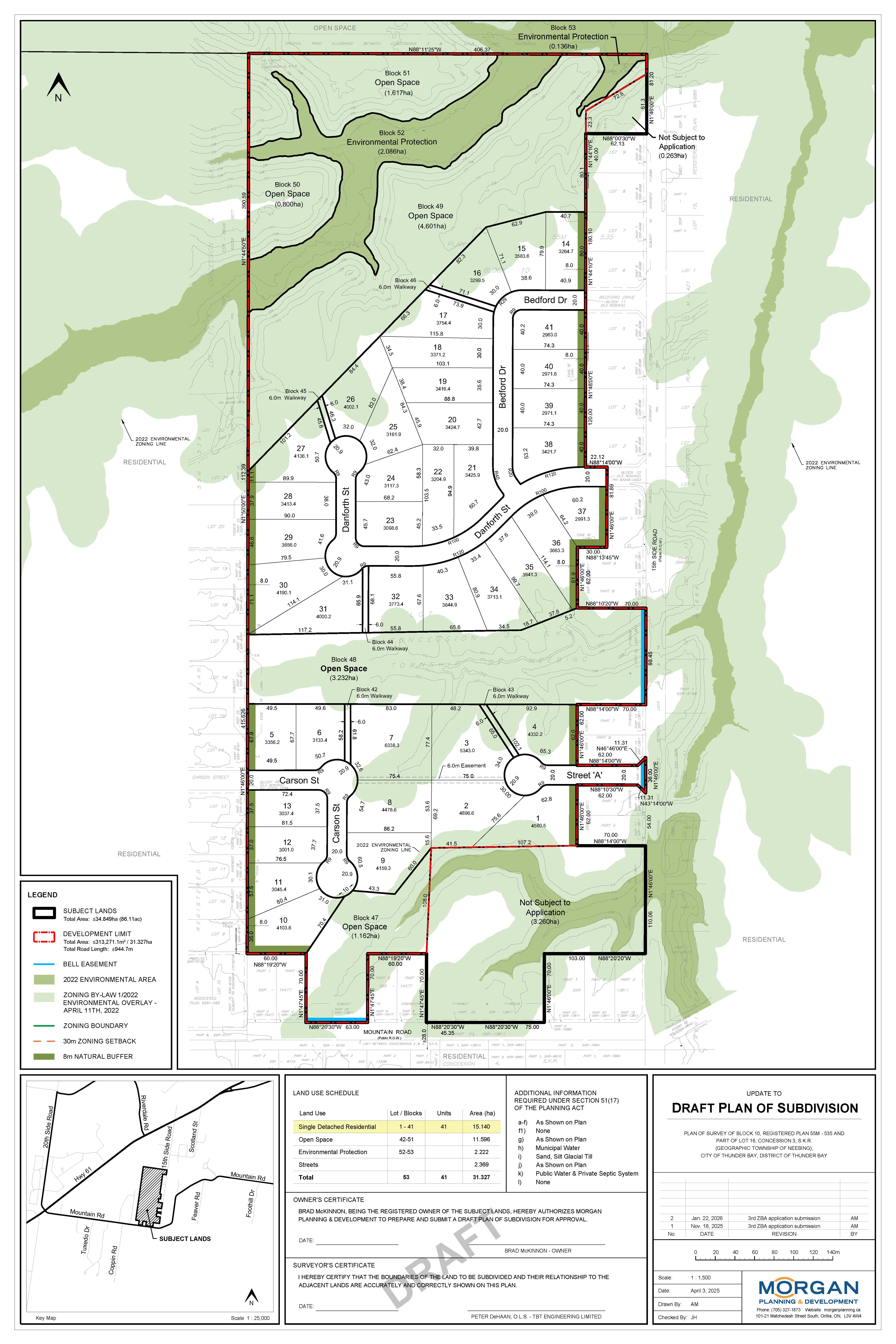 Draft Plan of Subdivision Concept Map Draft Plan of Subdivision Concept Map