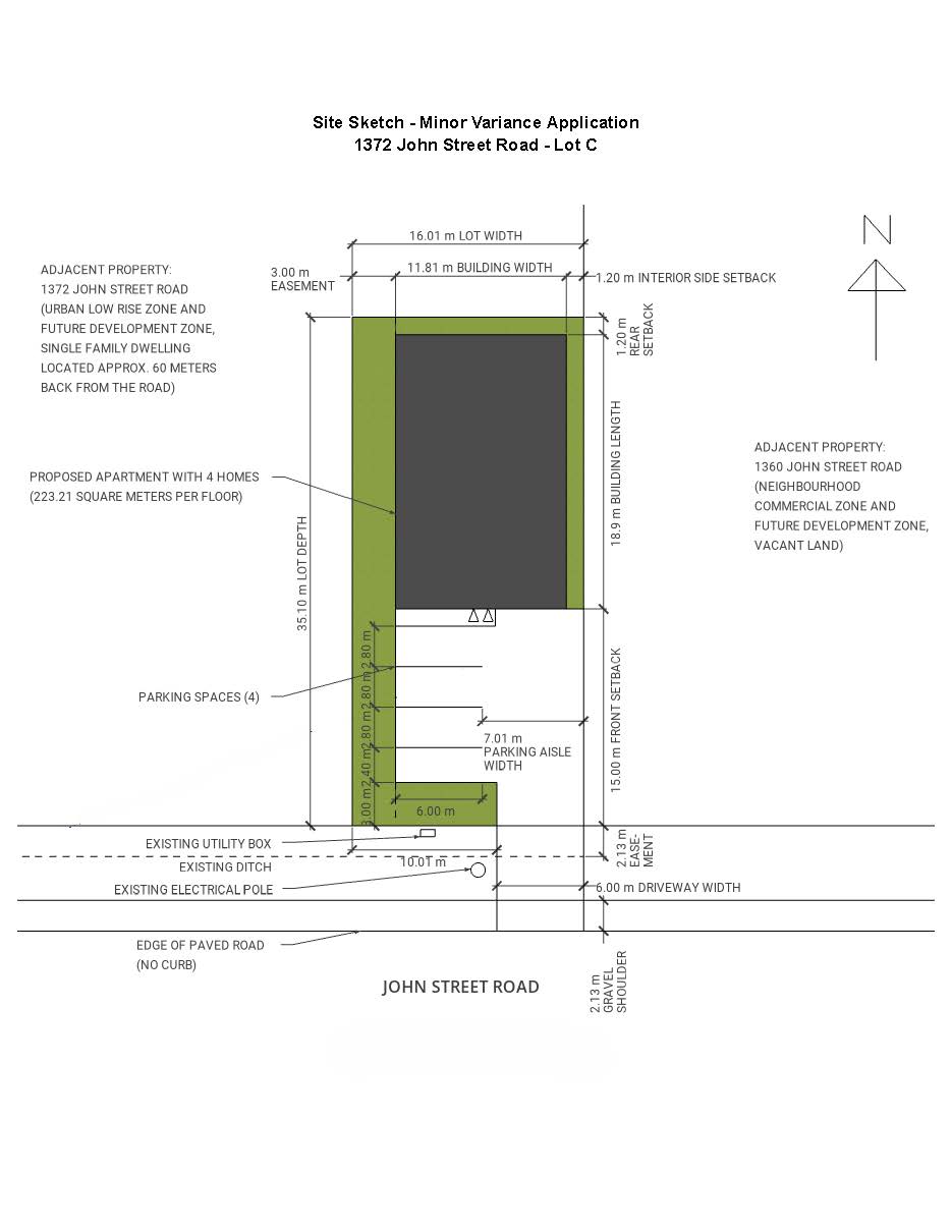 Applicant's Site Sketch Applicant's Site Sketch