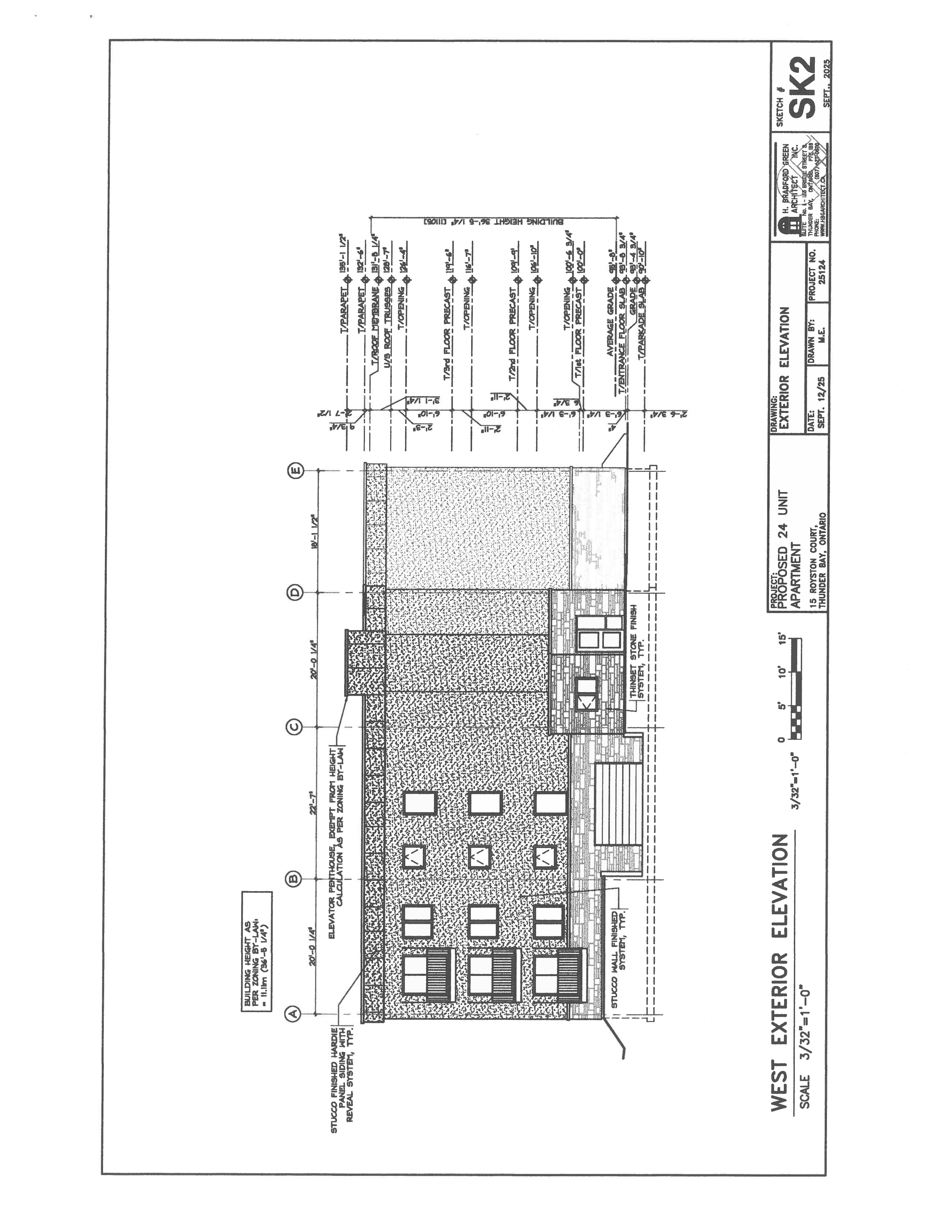 Applicant's Elevations