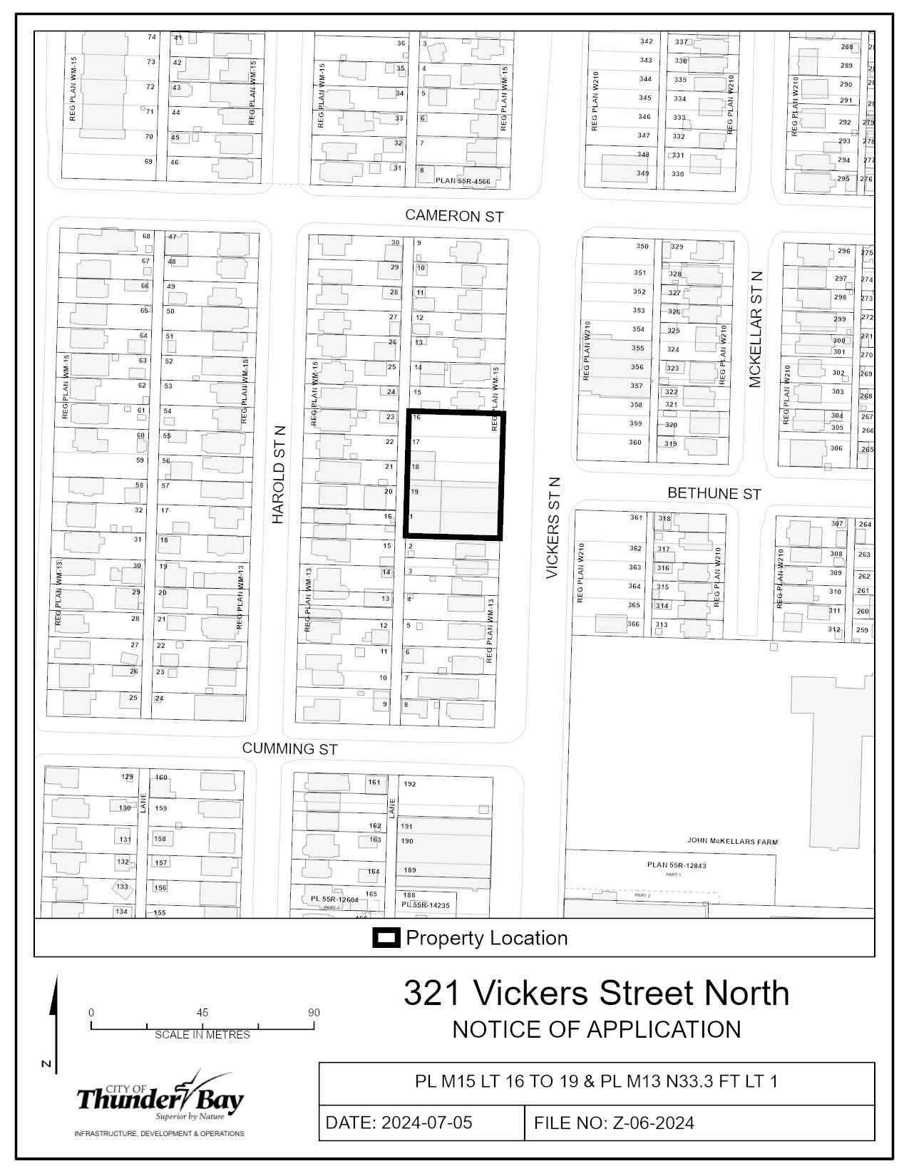 Key Map of Subject Lands Key Map of Subject Lands