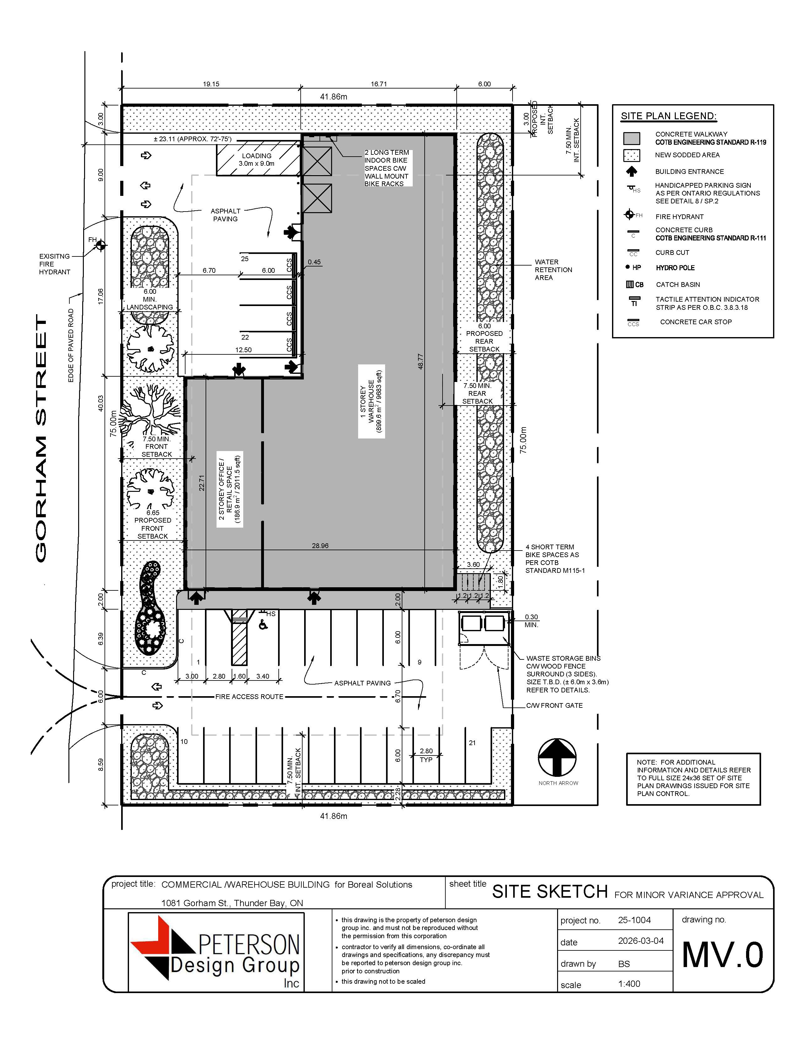 Applicant's Site Sketch Applicant's Site Sketch