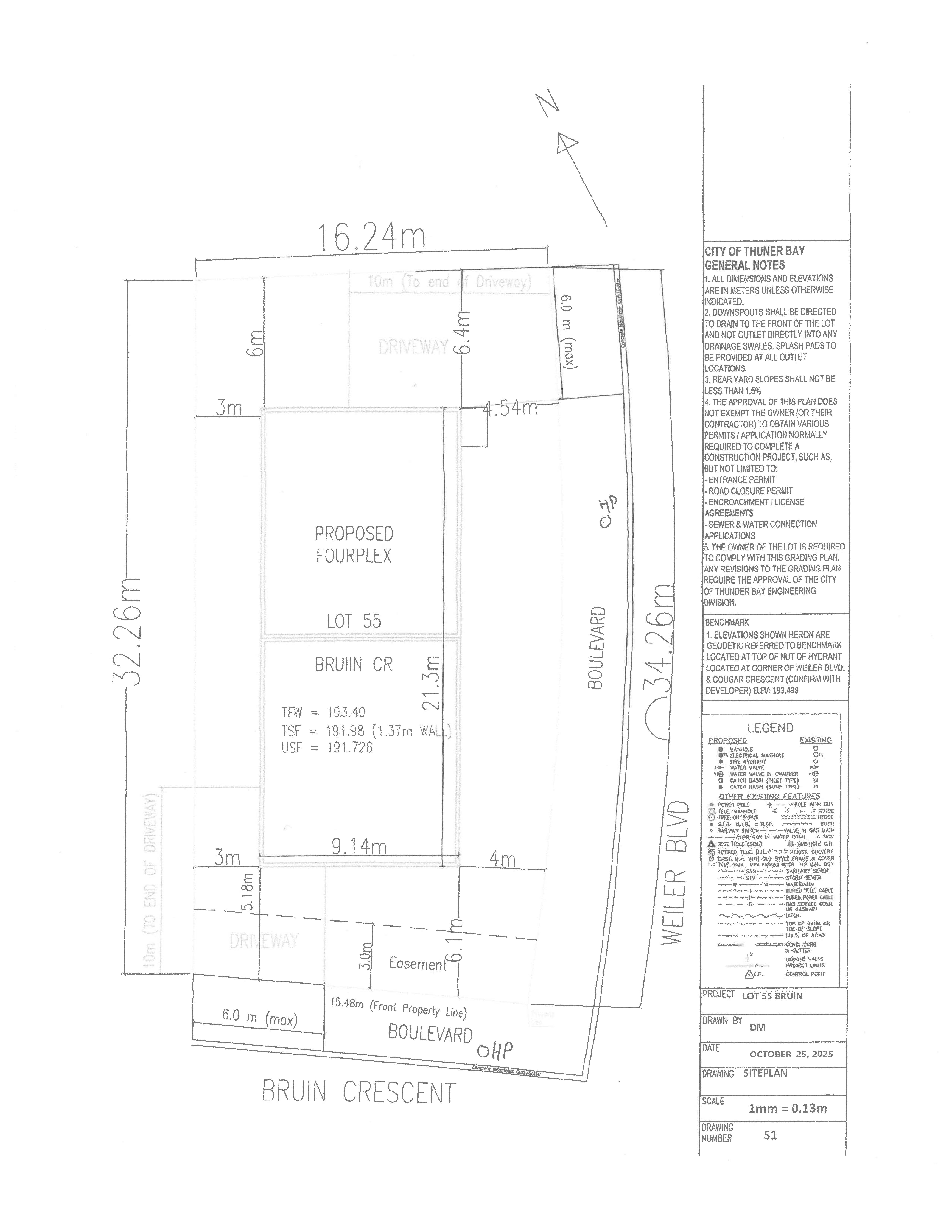 Applicant's Site Sketch