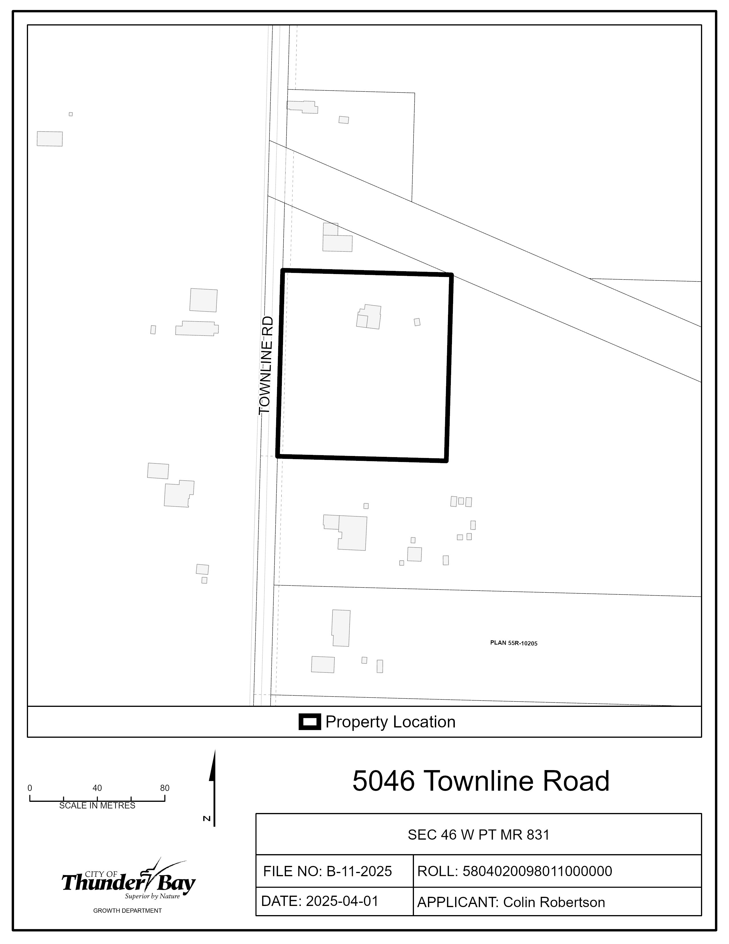 Key Map of Subject Lands Key Map of Subject Lands