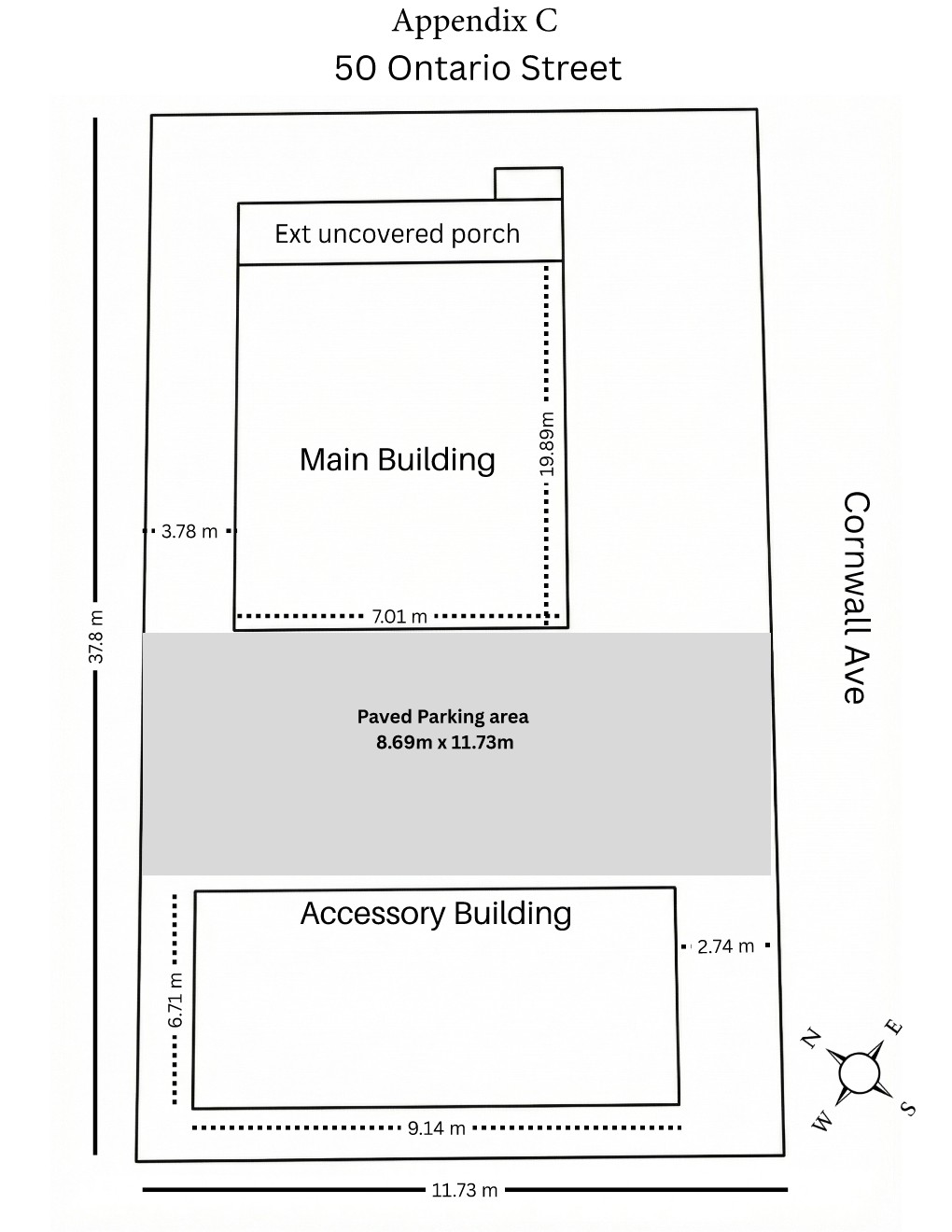 Applicant's Site Sketch 1