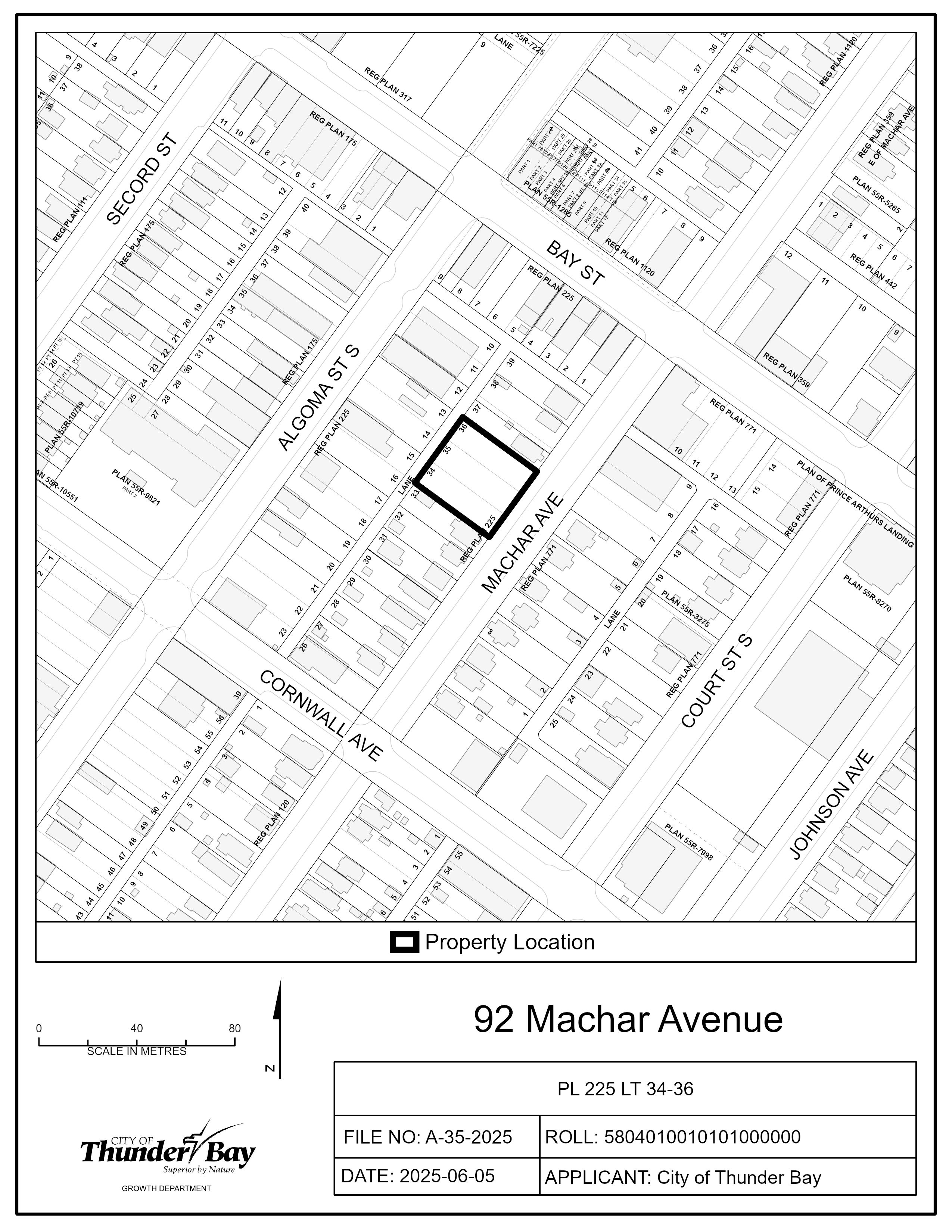 Key Map Key map of subject lands