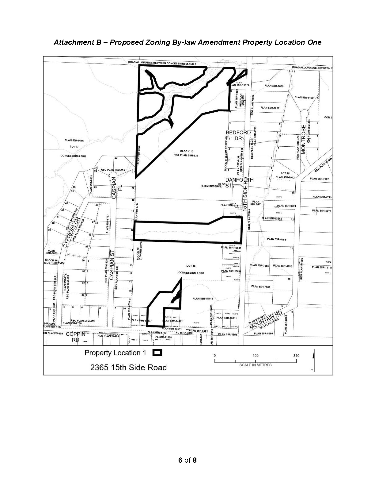 Map of 2365 15th Side Road Map of 2365 15th Side Road