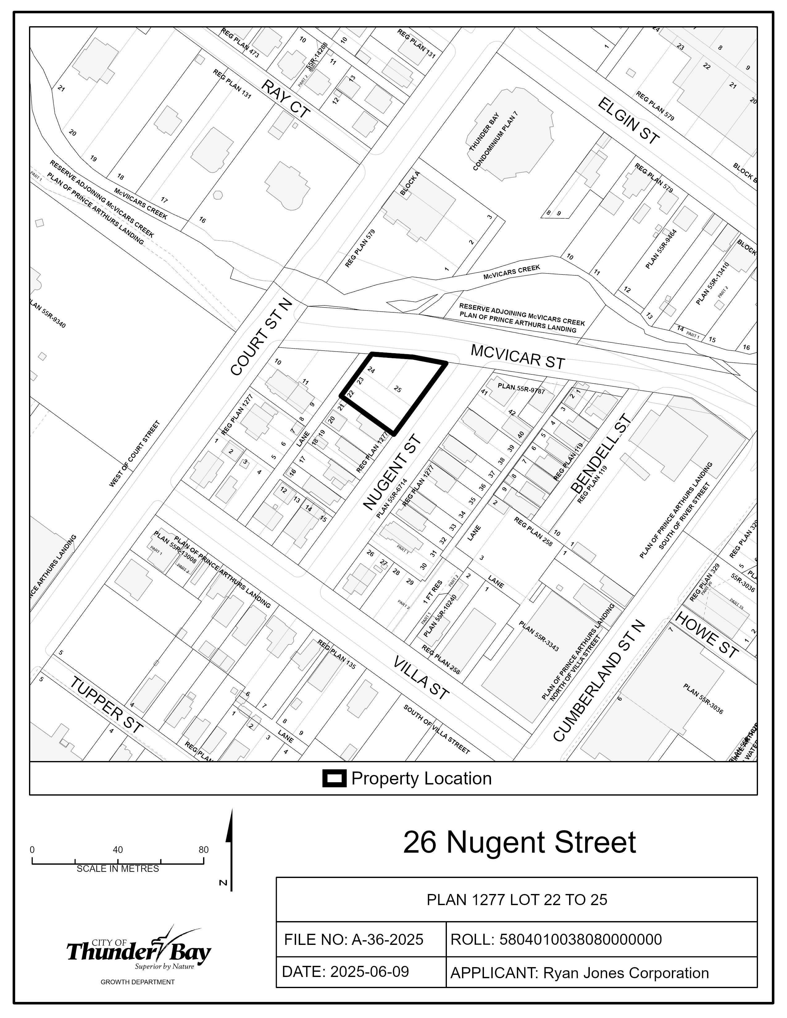 Key map Key map of subject lands