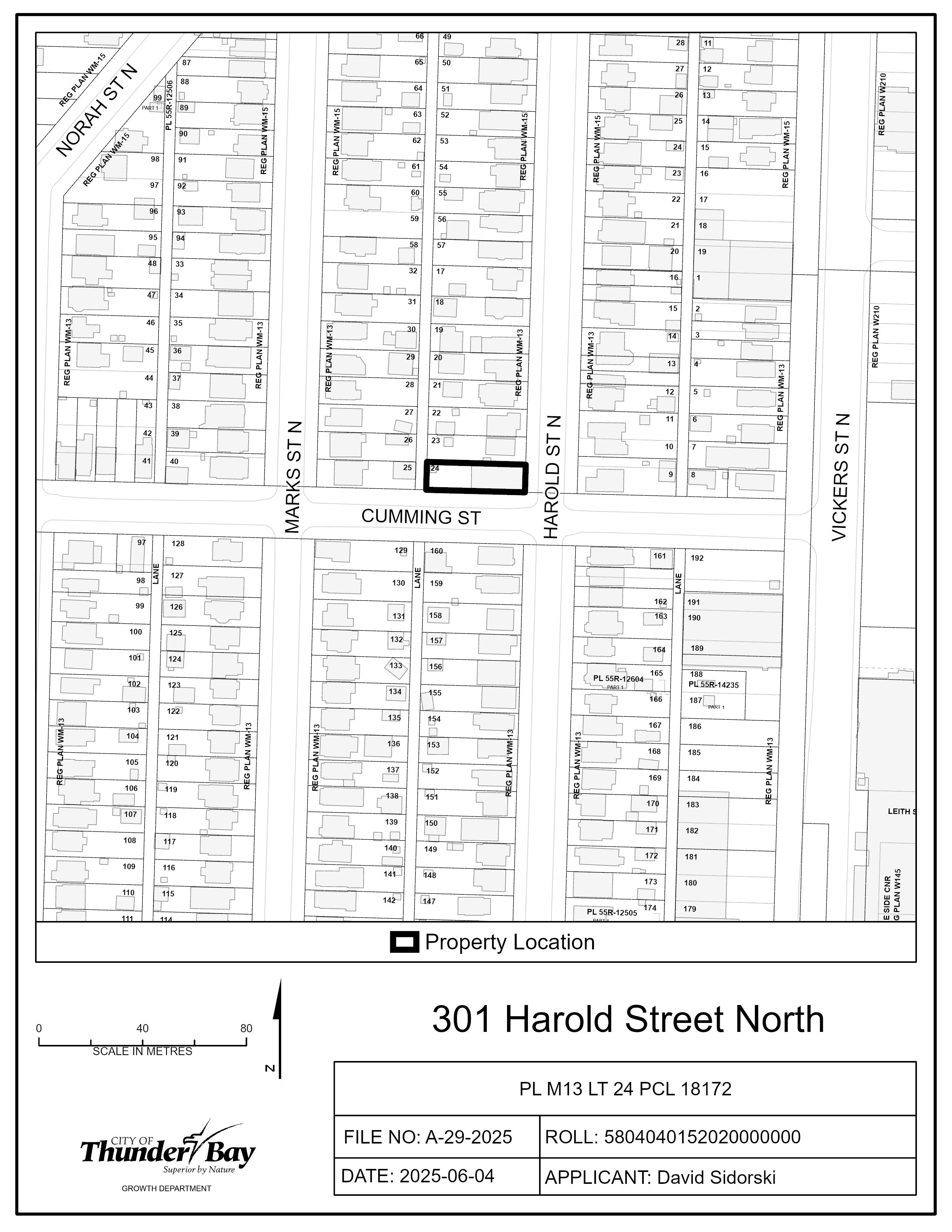 Key map Key map of subject lands