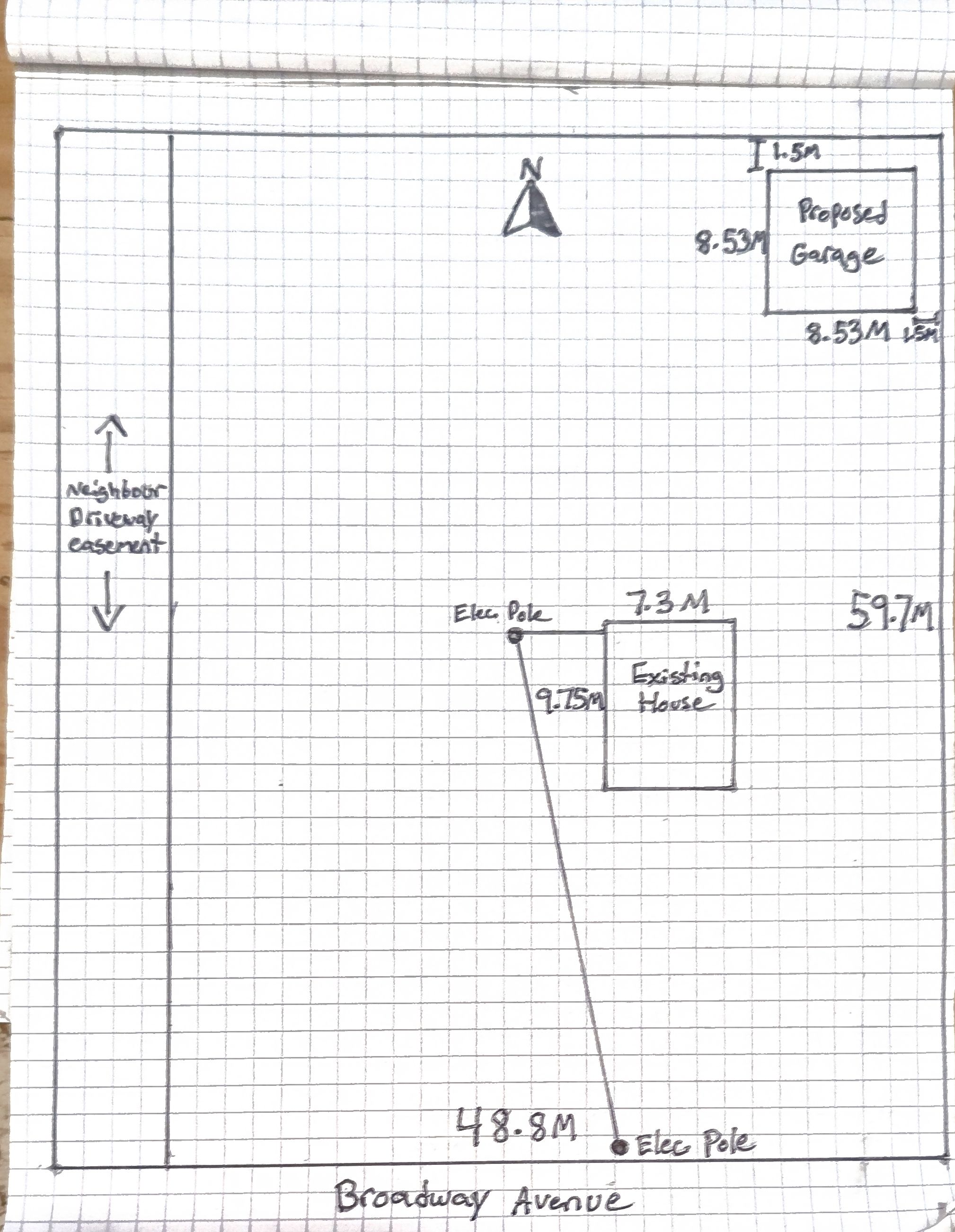 Applicant's Site Sketch