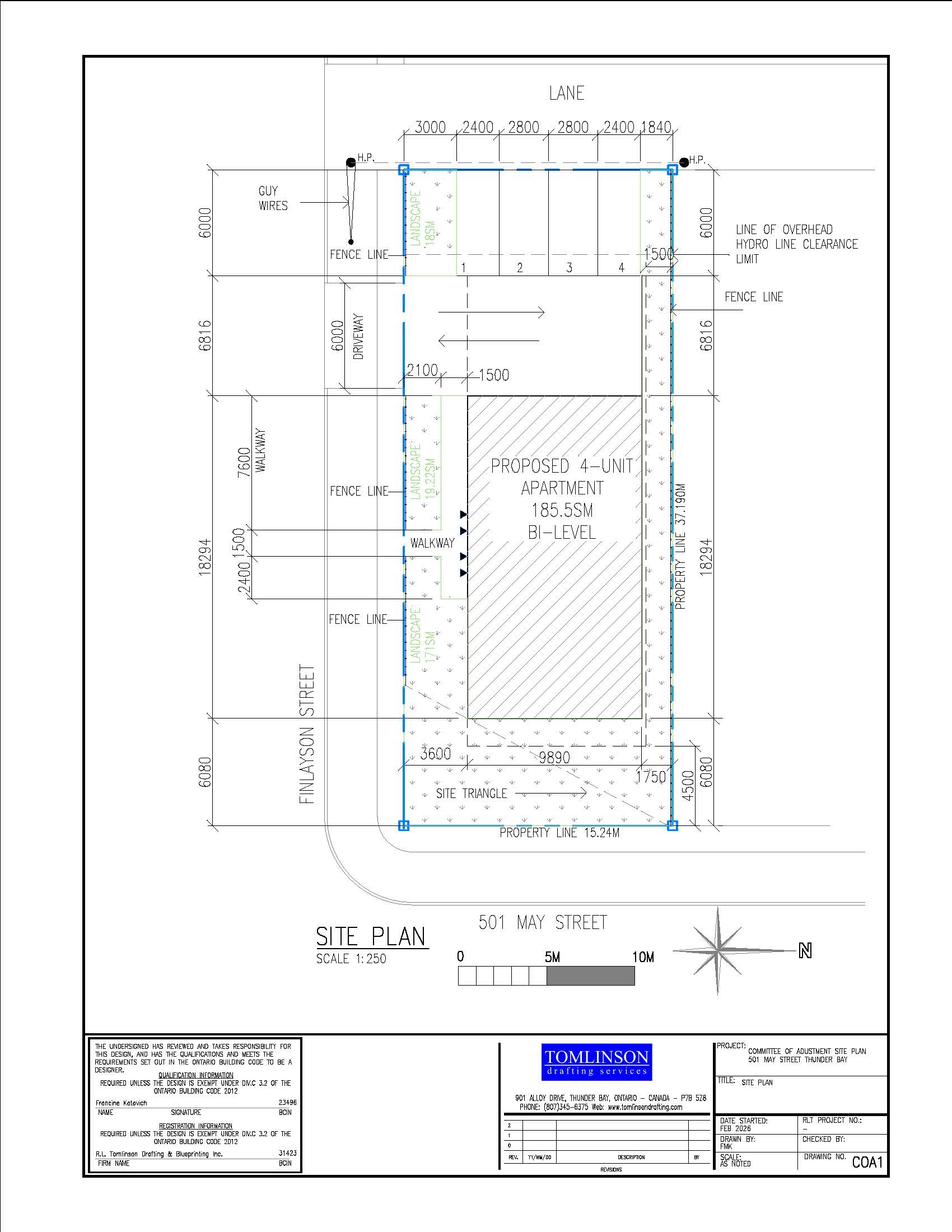 Applicant's Site Sketch Applicant's Site Sketch